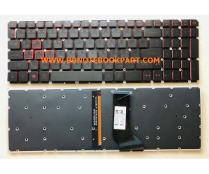 Acer Keyboard คีย์บอร์ด VX5-591G VX5-593G   มีไฟ back light   ภาษาไทย อังกฤษ